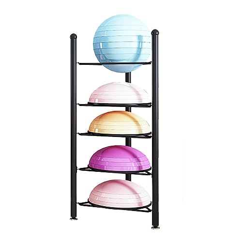 7-Tier Exercise Ball Storage Rack for Home Gyms