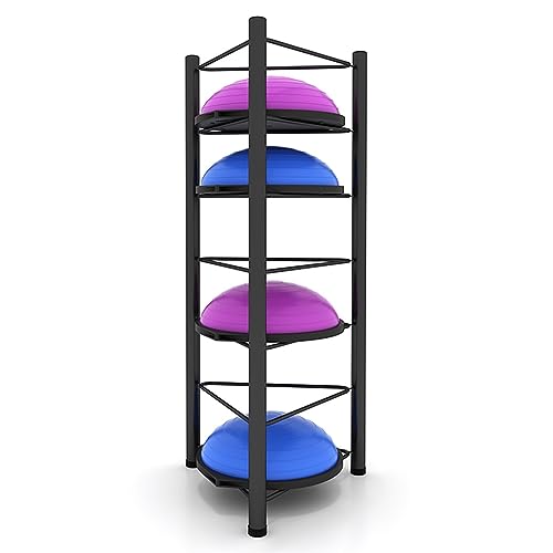 7-Tier Exercise Ball Storage Rack for Home Gyms