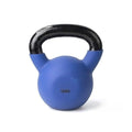 Cast Iron Kettlebell With Protective Vinyl Shell, Ergonomic Handle, Flat Base For Strength & Core Training