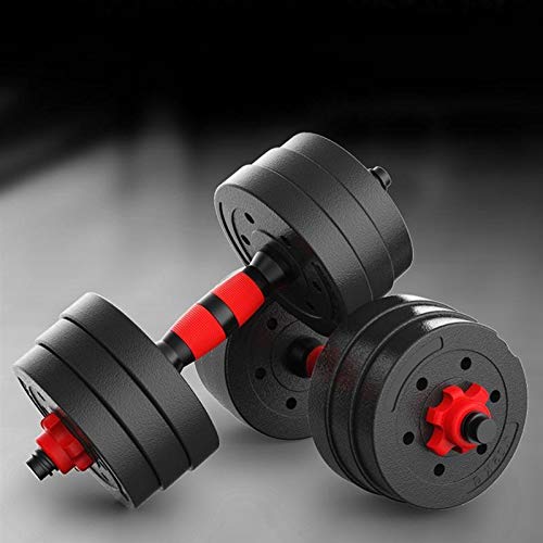 TEDILUVI 2pcs20kg Fitness Dumbbells Detachable Dumbbell Set Barbells Equipments Arm Muscle Trainer Household Exercise Supplies