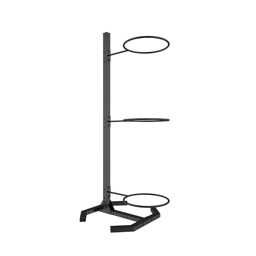 DKKDETOHO Yoga Ball Stand - Metal Rack for Storage Organizer for 3 to 12 Stability Balls - Space-Saving Floor Standing Holder for Home Office Exercise Room