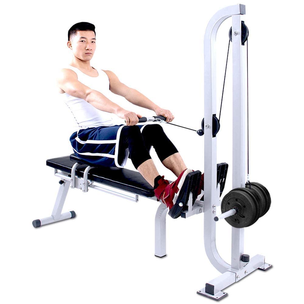 Rowing Machine Adjustable Dumbbell Bench Home Rower Weight Bench Trainer Strength Full Body Sports Comprehensive Training Equipment Fit
