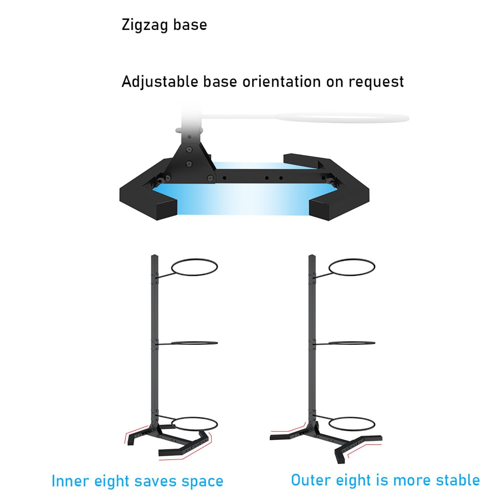 DKKDETOHO Yoga Ball Stand - Metal Rack for Storage Organizer for 3 to 12 Stability Balls - Space-Saving Floor Standing Holder for Home Office Exercise Room