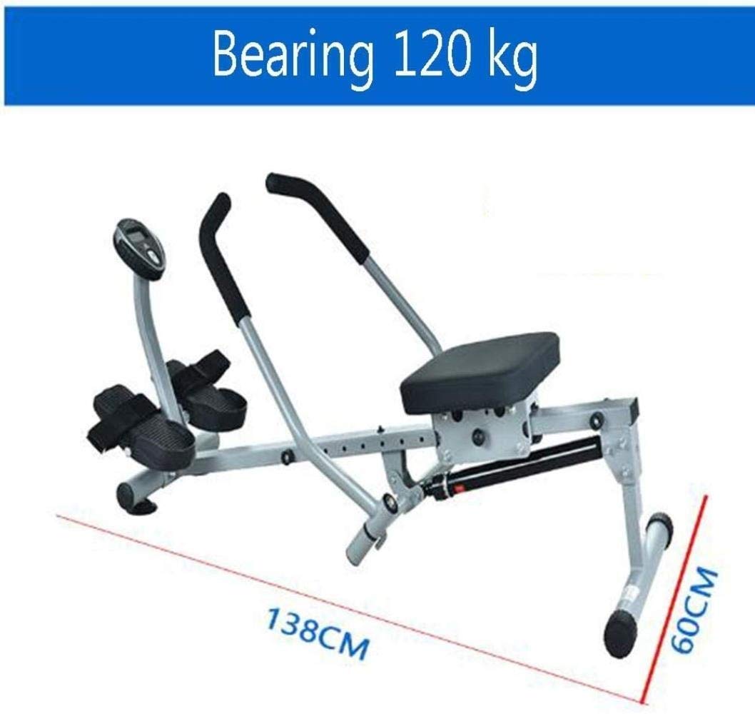 Home Rowing Machine, Hydraulic Rower Trainer Rowing Machine for Home Gym, 12 Adjustable Resistance, Hd Data Display, Maximum Load 120kg, Fitness Equipment Cardio Workout Indoor