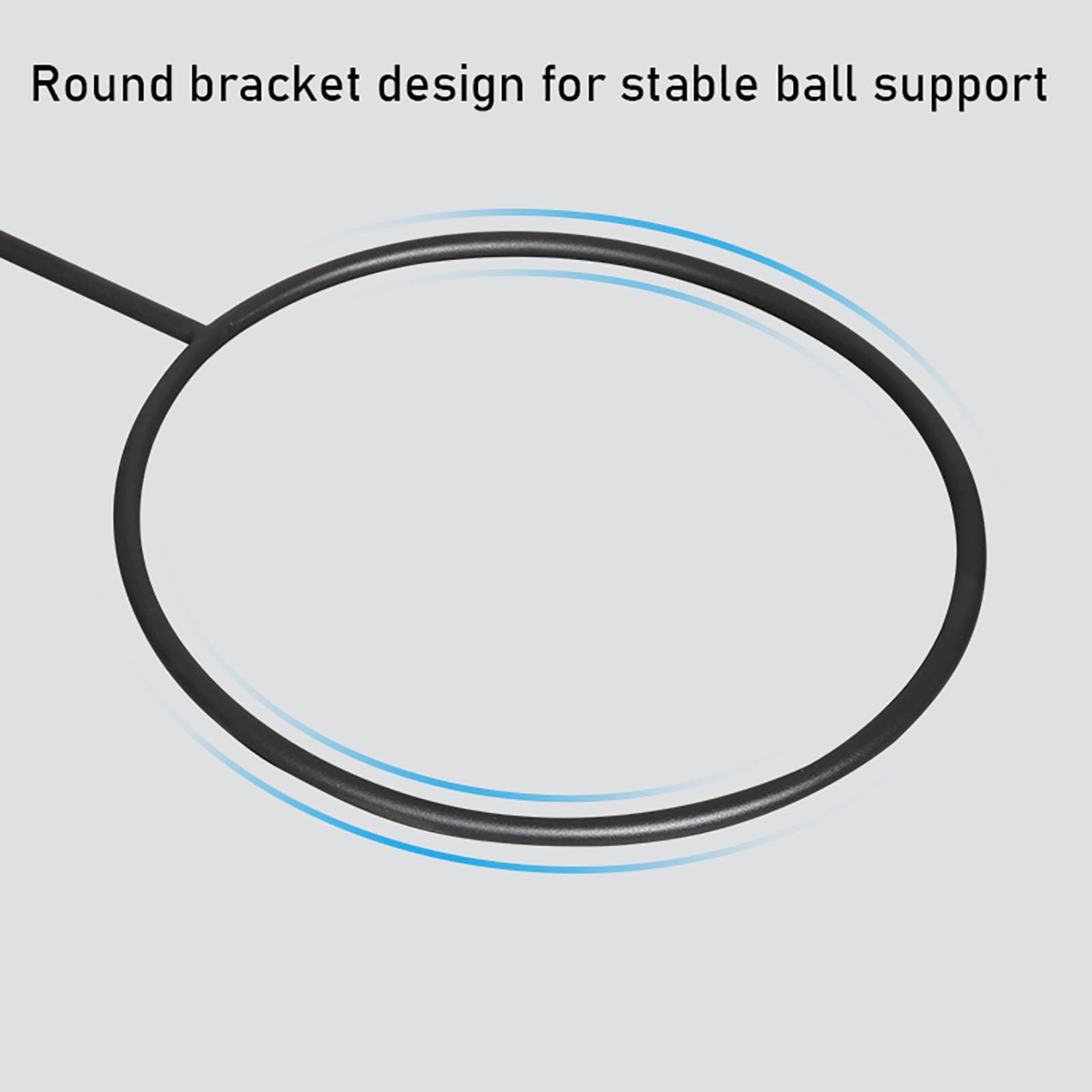 DKKDETOHO Yoga Ball Stand - Metal Rack for Storage Organizer for 3 to 12 Stability Balls - Space-Saving Floor Standing Holder for Home Office Exercise Room