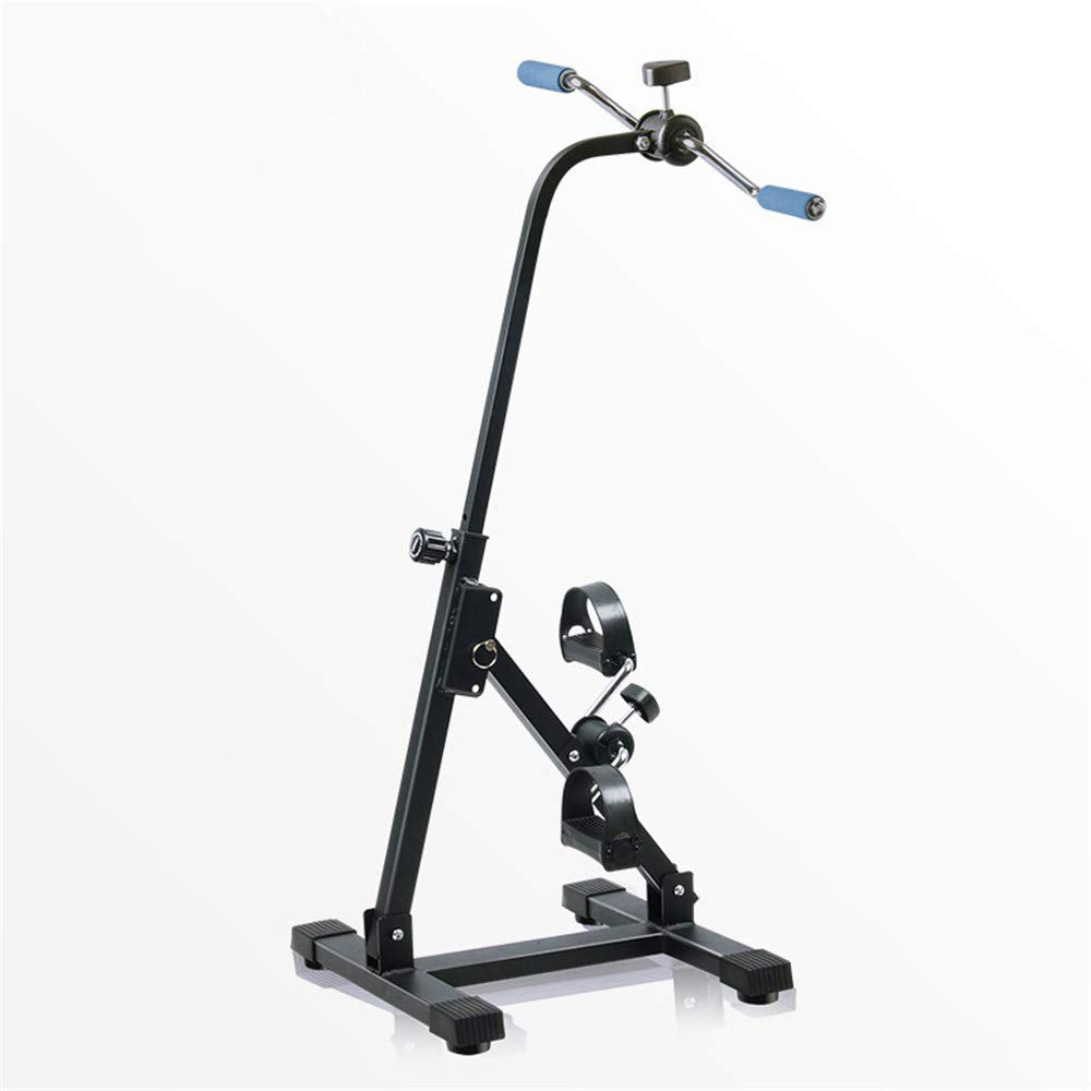 XBSLJ Mini Exercise Bike Portable Pedal Exerciser-Arm & Leg Exercise Peddler Machine-Fitness Equipment for Seniors and Elderly-Folding Exercise Bike Medical Peddler for Leg Arm and Knee Recovery
