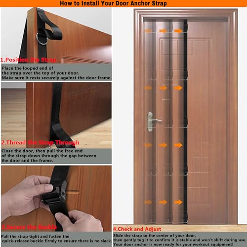150 lb Stackable Resistance Band Set with Door Anchor