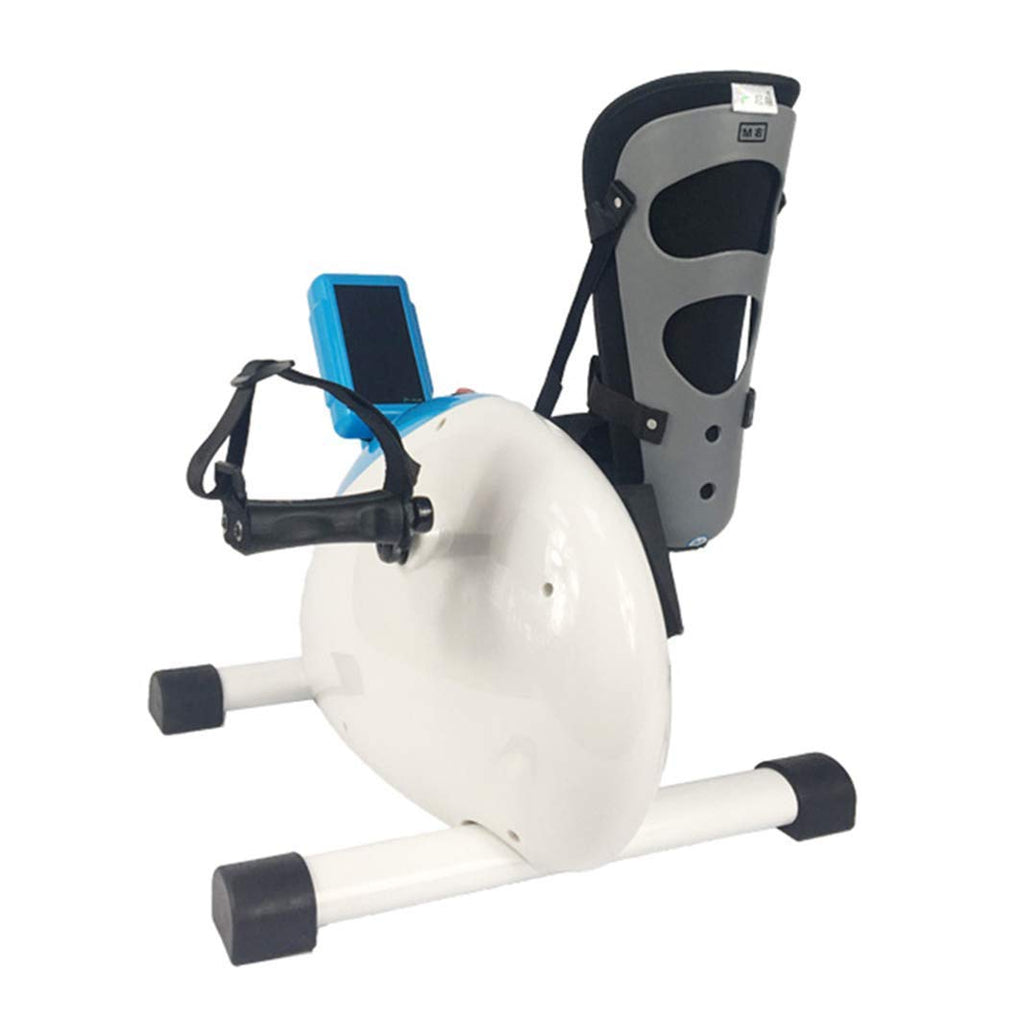 RWGOVLU Electric Rehabilitation Machine, Portable Fitness Mini Exercise Bike, Seniors Motorized Leg and Arm Pedal Exerciser, Under Desk Bike Pedal Exerciser