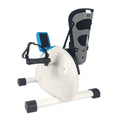 RWGOVLU Electric Rehabilitation Machine, Portable Fitness Mini Exercise Bike, Seniors Motorized Leg and Arm Pedal Exerciser, Under Desk Bike Pedal Exerciser