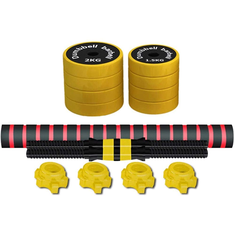 YMGSCC Barbell Set for Men and Women, with Connecting Rod, Can Be Used As Home Fitness Sports 10kg, 15kg