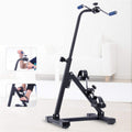 XBSLJ Mini Exercise Bike Portable Pedal Exerciser-Arm & Leg Exercise Peddler Machine-Fitness Equipment for Seniors and Elderly-Folding Exercise Bike Medical Peddler for Leg Arm and Knee Recovery