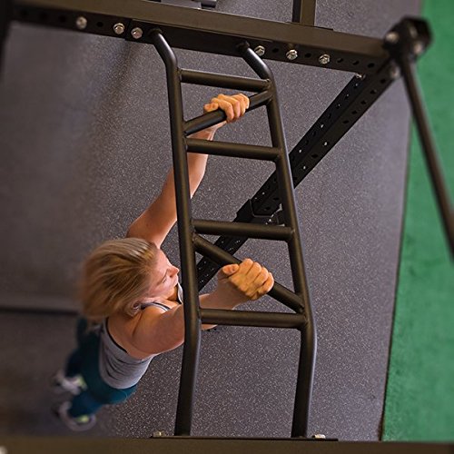 Body-Solid SPR1000BACKP5 Commercial Power Rack with SFID425 Bench for Weight Training, Home Gym
