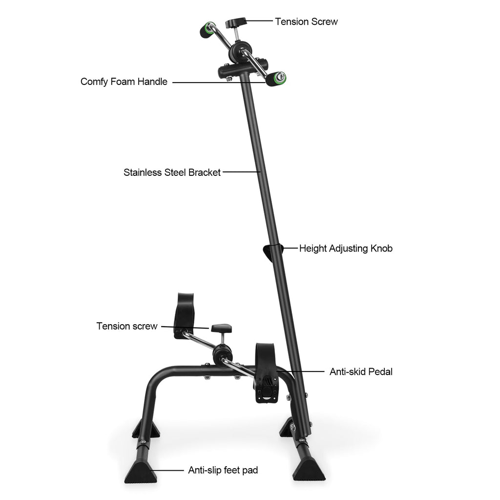 Adjustable Total Body Pedal Exerciser for Seniors