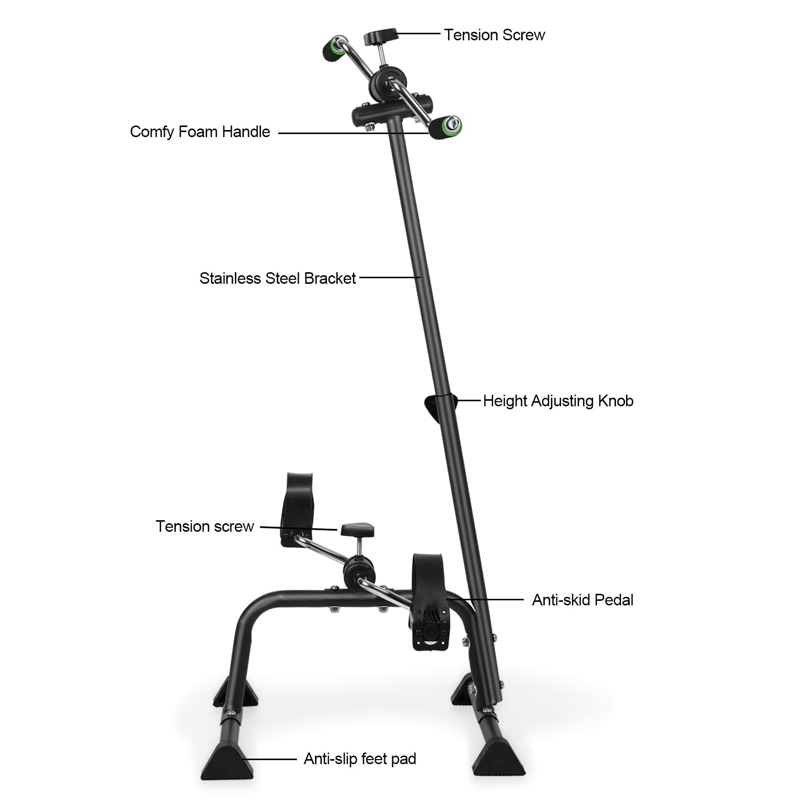 Adjustable Total Body Pedal Exerciser for Seniors