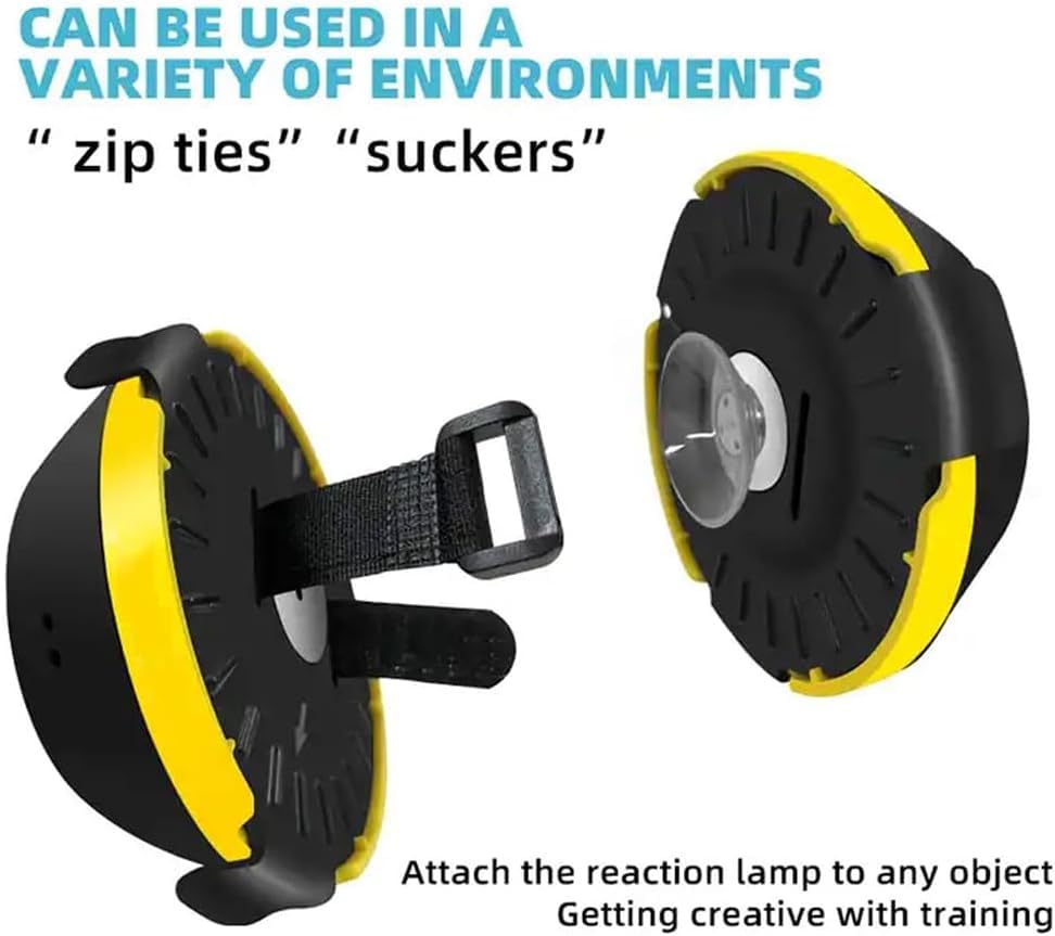 CHANGLKJ Reaction Training Light Kits, Agile Fitness Lights with APP Intelligent Control and Magnetic Bases, Multiple Training Modes and Installation Methods, for Training Reaction Speed, Agility