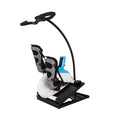 RWGOVLU Electric Rehabilitation Machine, Portable Fitness Mini Exercise Bike, Seniors Motorized Leg and Arm Pedal Exerciser, Under Desk Bike Pedal Exerciser, Large