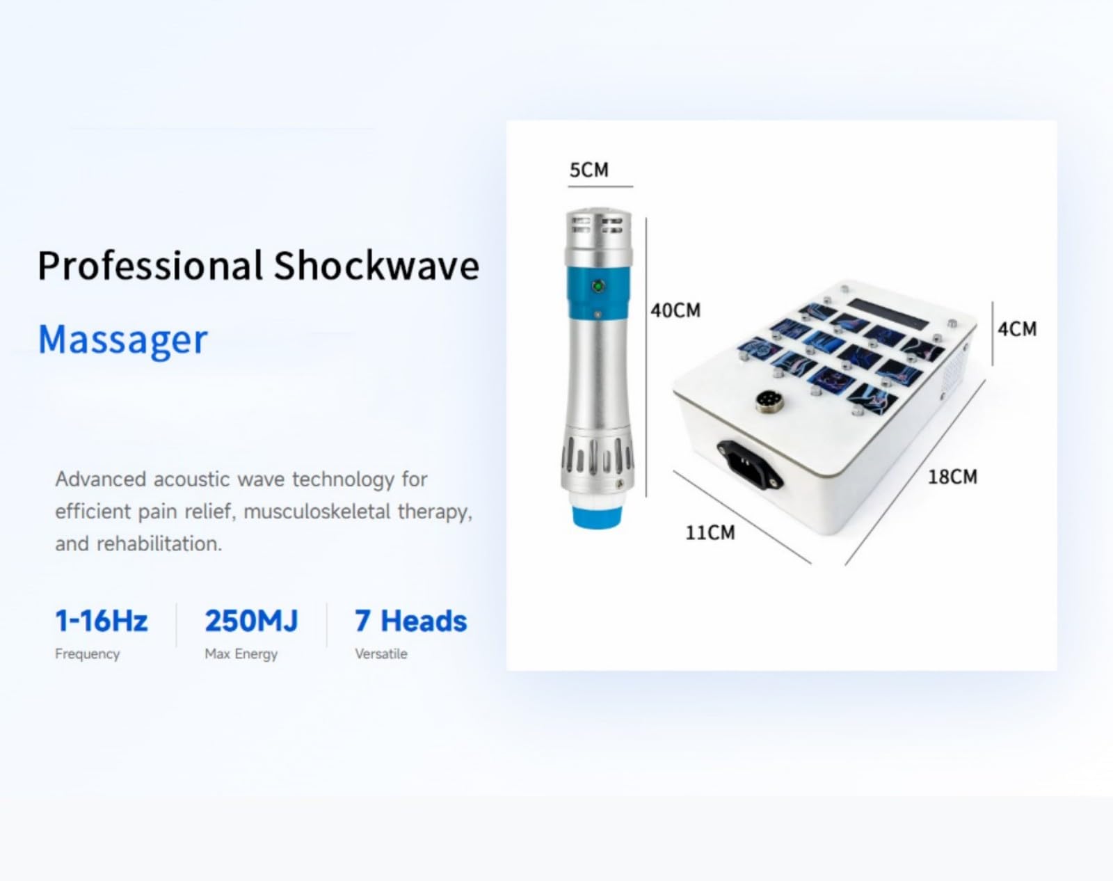 Shockwave Therapy Machine Promote Physical Recovery and Reduce Pain