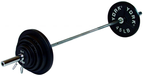 300LB 2″ Deep Dish Olympic Weight Plate Set with 7’ Barbell & Collars – Cast Iron Plates, Easy Grip Rim, Durable Finish – Strength Training for Home Gym & Commercial Fitness