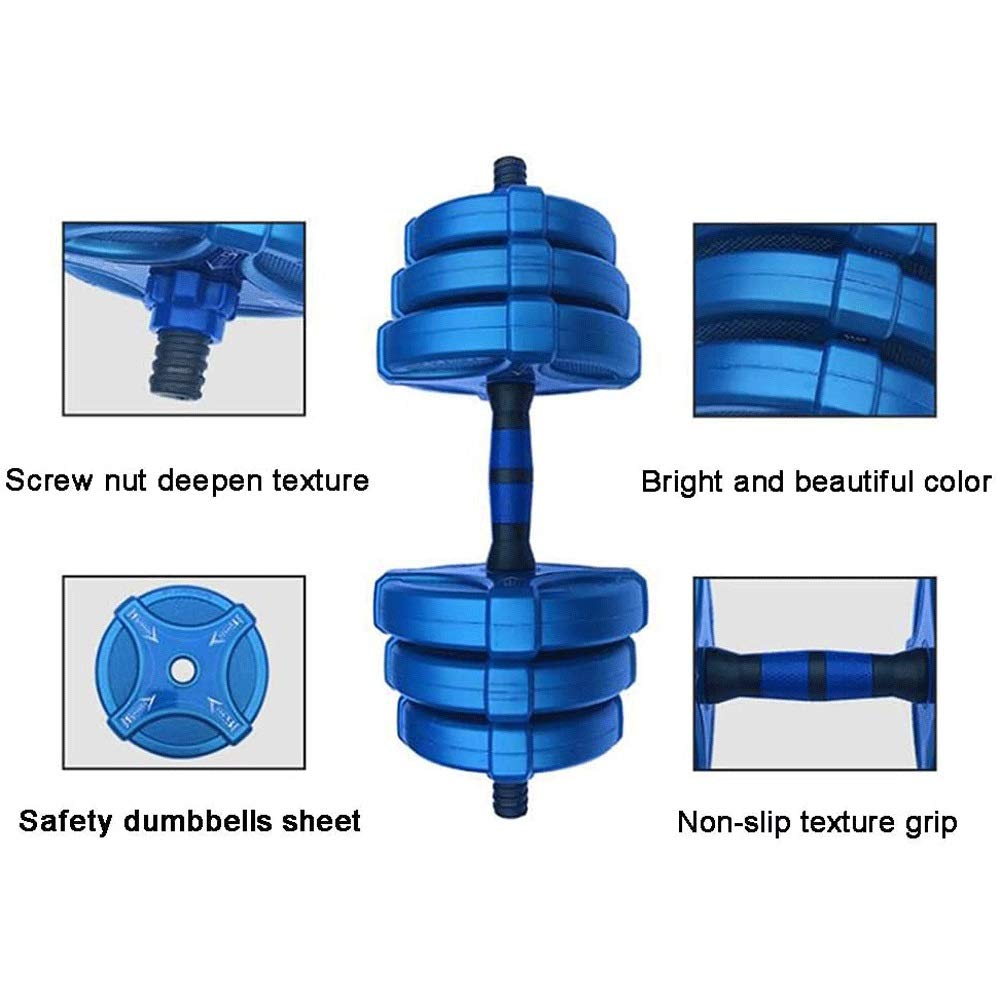 YMGSCC Barbell Set for Men and Women, with Connecting Rod, Can Be Used As Home Fitness Sports 10kg, 15KG, 20kg