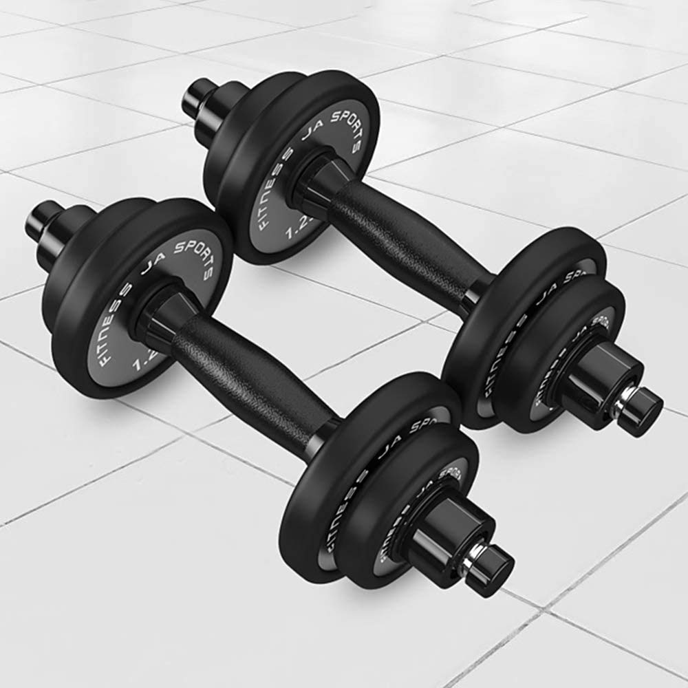 YMGSCC Barbell Set for Men and Women, with Connecting Rod, Can Be Used As A Home Fitness Sports 10kg, 15kg