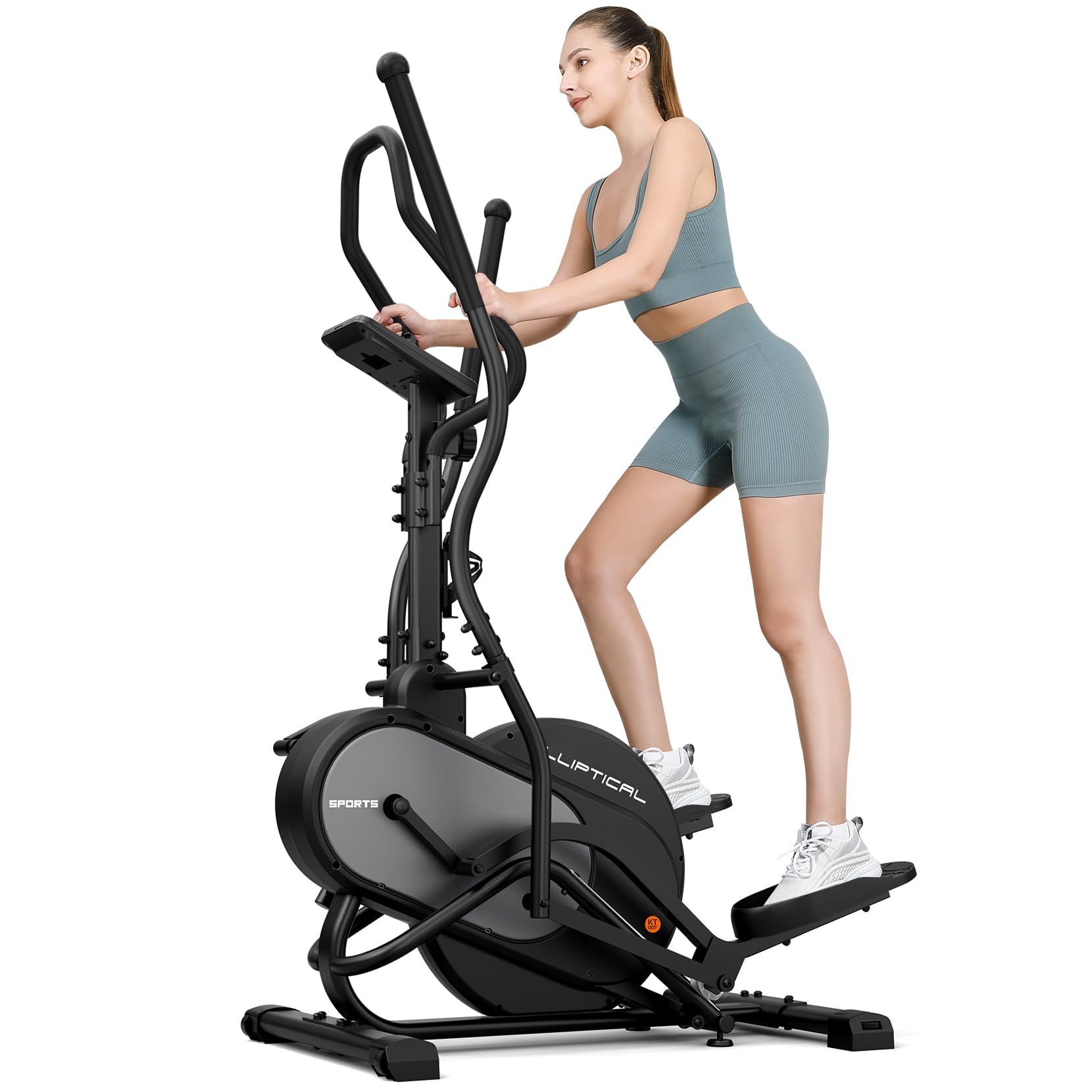 THERUN Cardio Climber Elliptical with 16 Resistance Levels