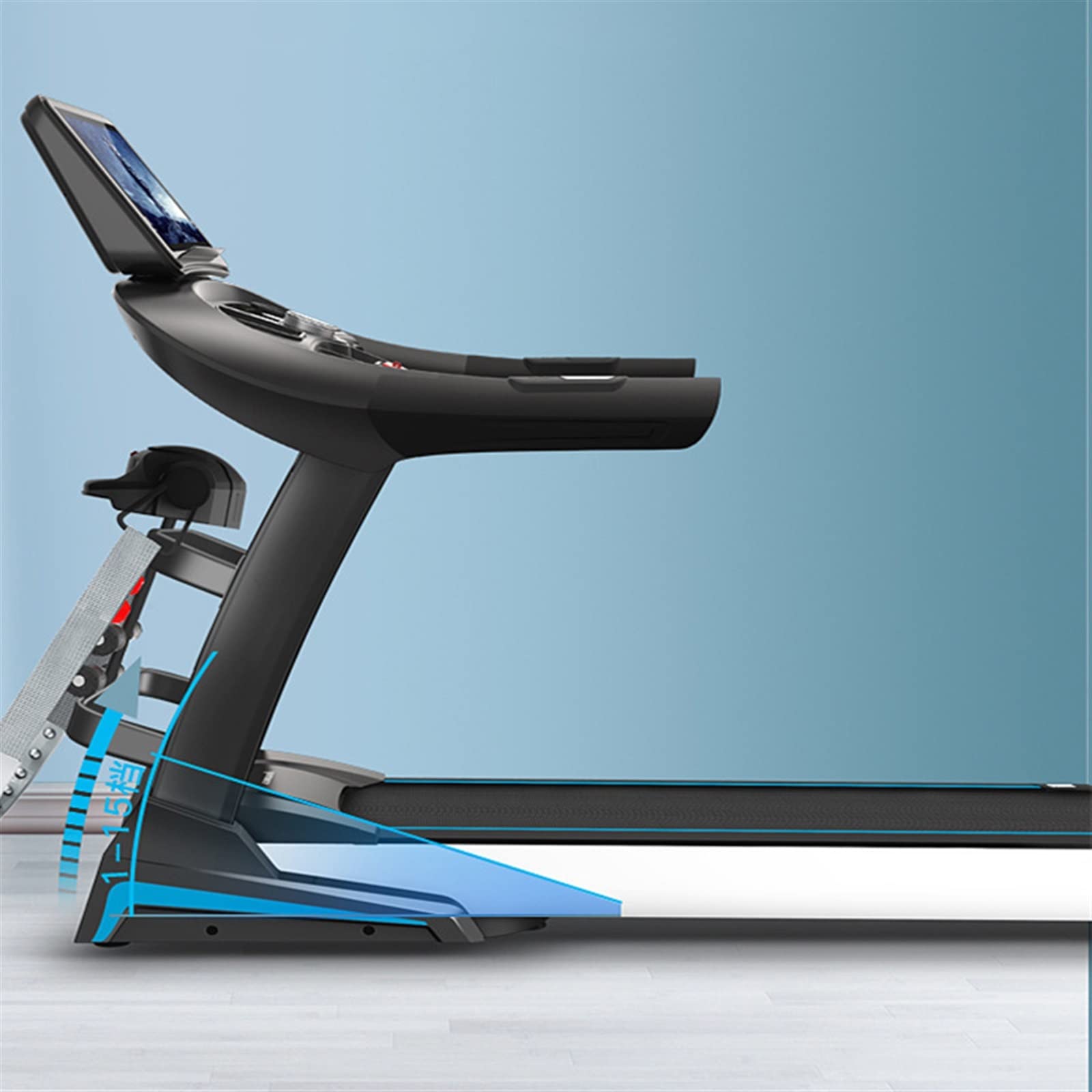 Treadmill Walking Indoor Electric Treadmill Home Large Screen Smart Multi-Function Shock Absorption Folding Fitness