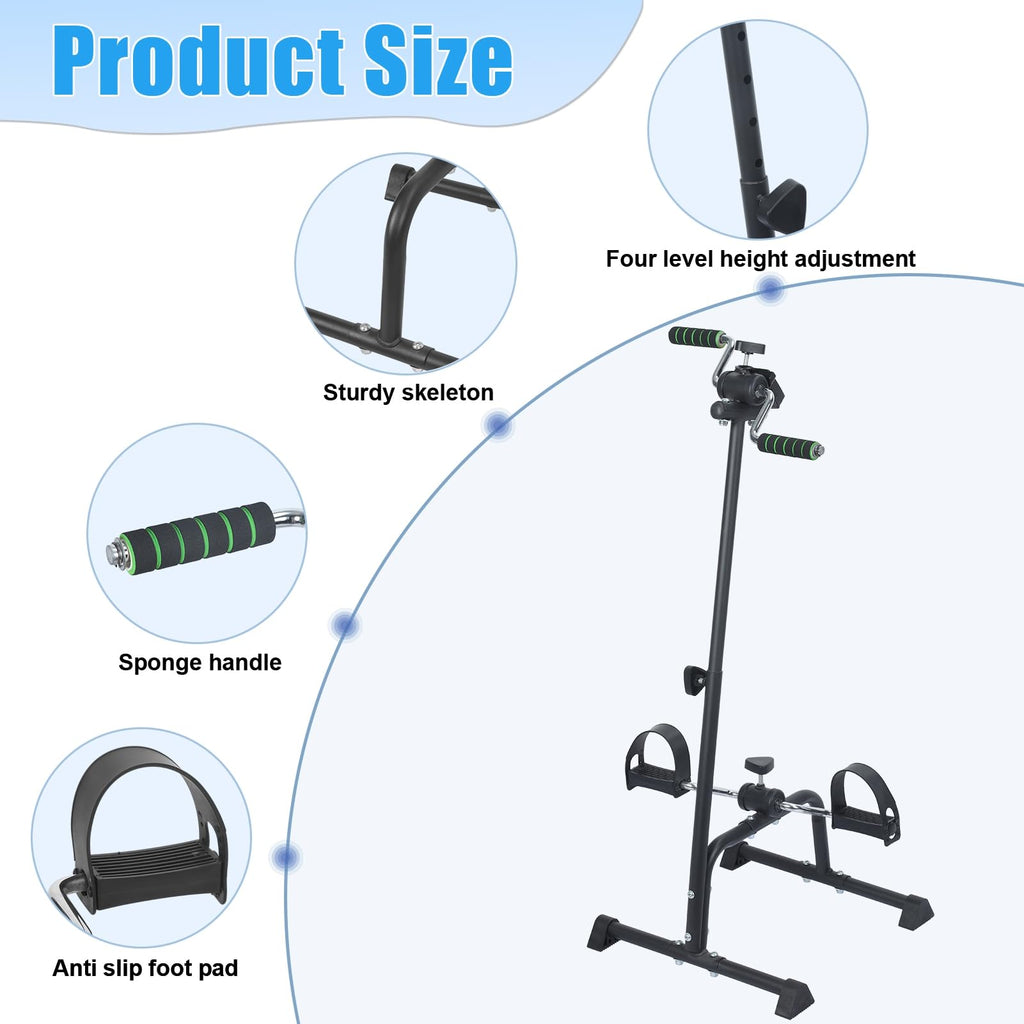 Total Body Pedal Exerciser with Monitor for Seniors