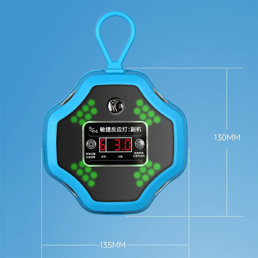 TsoLay Reaction Training Light, Lamp Speed Agility Response Equipment, Three-Speed Distance Adjustable, Host Real-time Interconnection, Buzzer Prompt Design, for Improve Reaction Time, Fitness, Speed