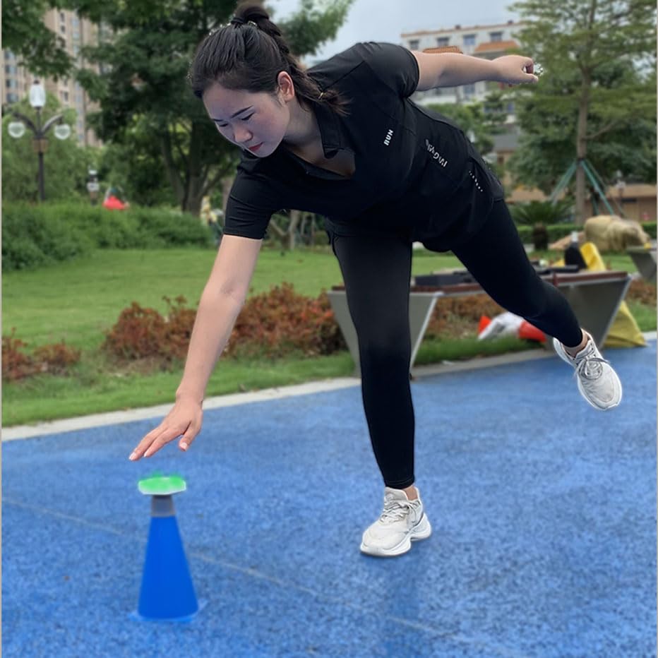 QUELINGSPORT ReactionX Reaction Training Light lamp ReactionX pro Speed Agility Response Equipment Basketball Boxing fencingPhysical Rehabilitation of Flash Reflex traing System 8light+app…