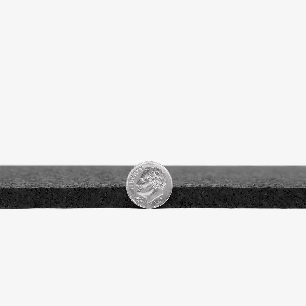 IncStores 8mm Thick Strong Rubber Flooring Roll | Flexible Recycled Rubber Roll Flooring for a Stronger and Safer Basement, Home Gym, Shed, or Trailer