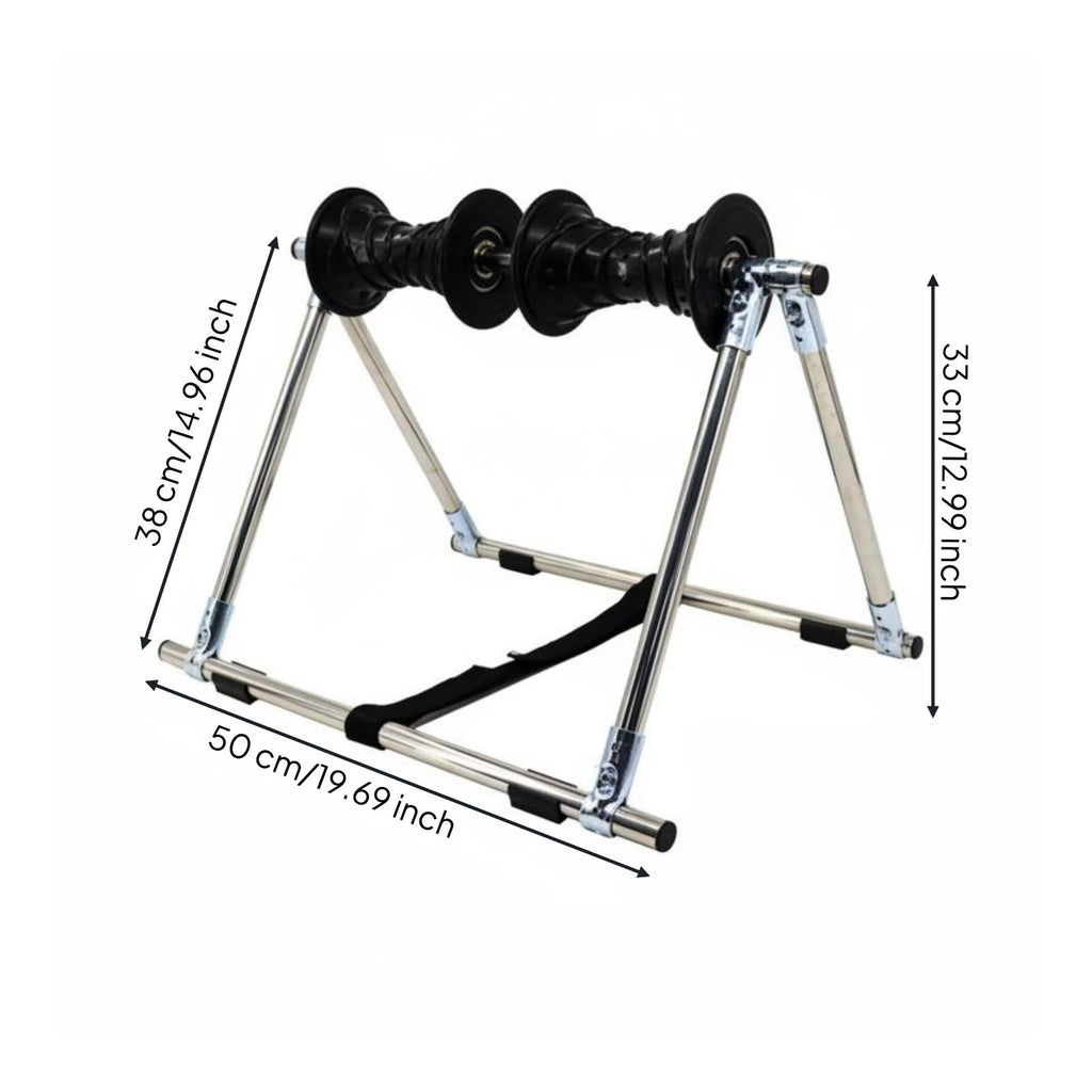 MotiveTech Tripod Roller Frame Muscle Relaxation Leg Massage Roller Easy to Use Fitness Equipment for Beginners, Home Workout