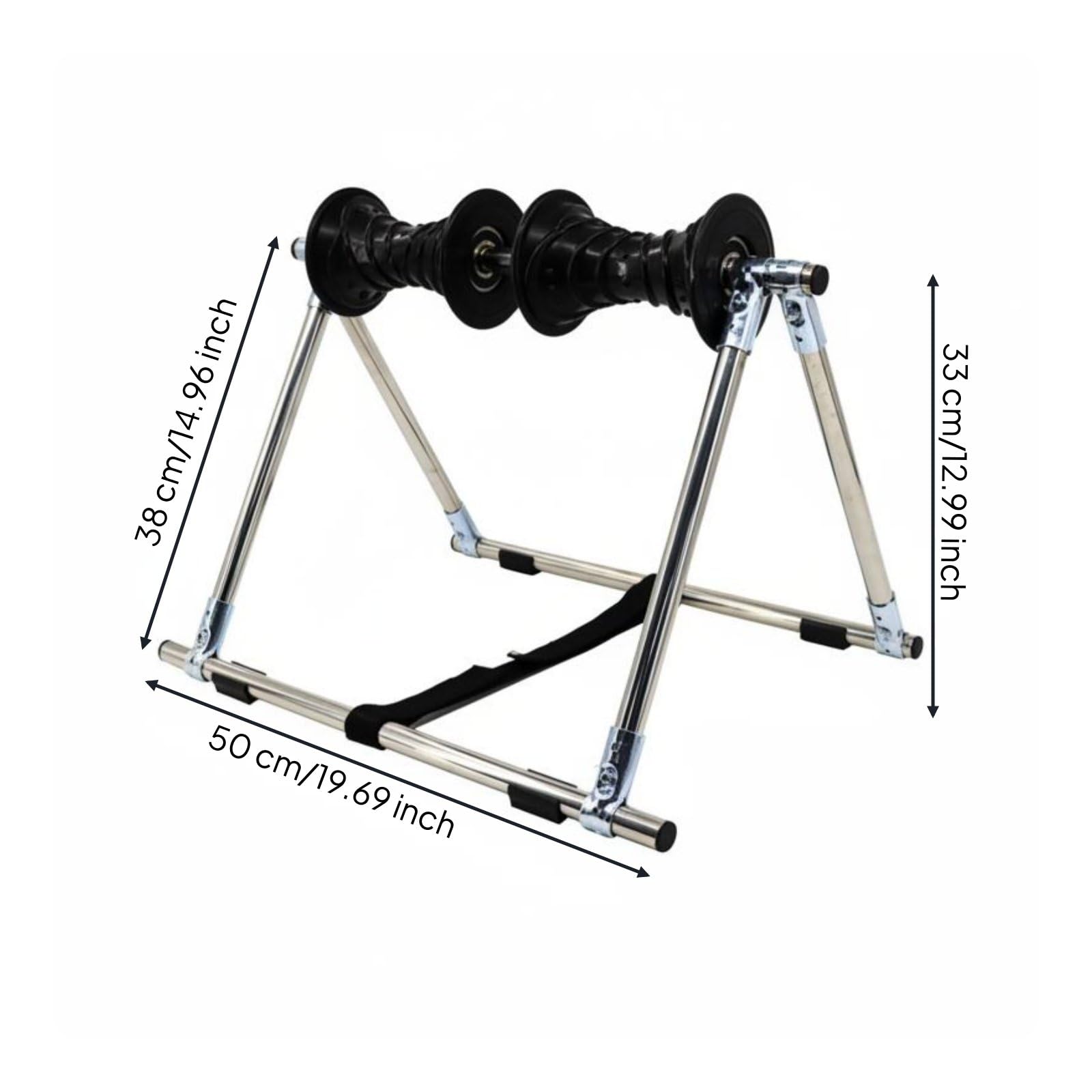 MotiveTech Tripod Roller Frame Muscle Relaxation Leg Massage Roller Easy to Use Fitness Equipment for Beginners, Home Workout