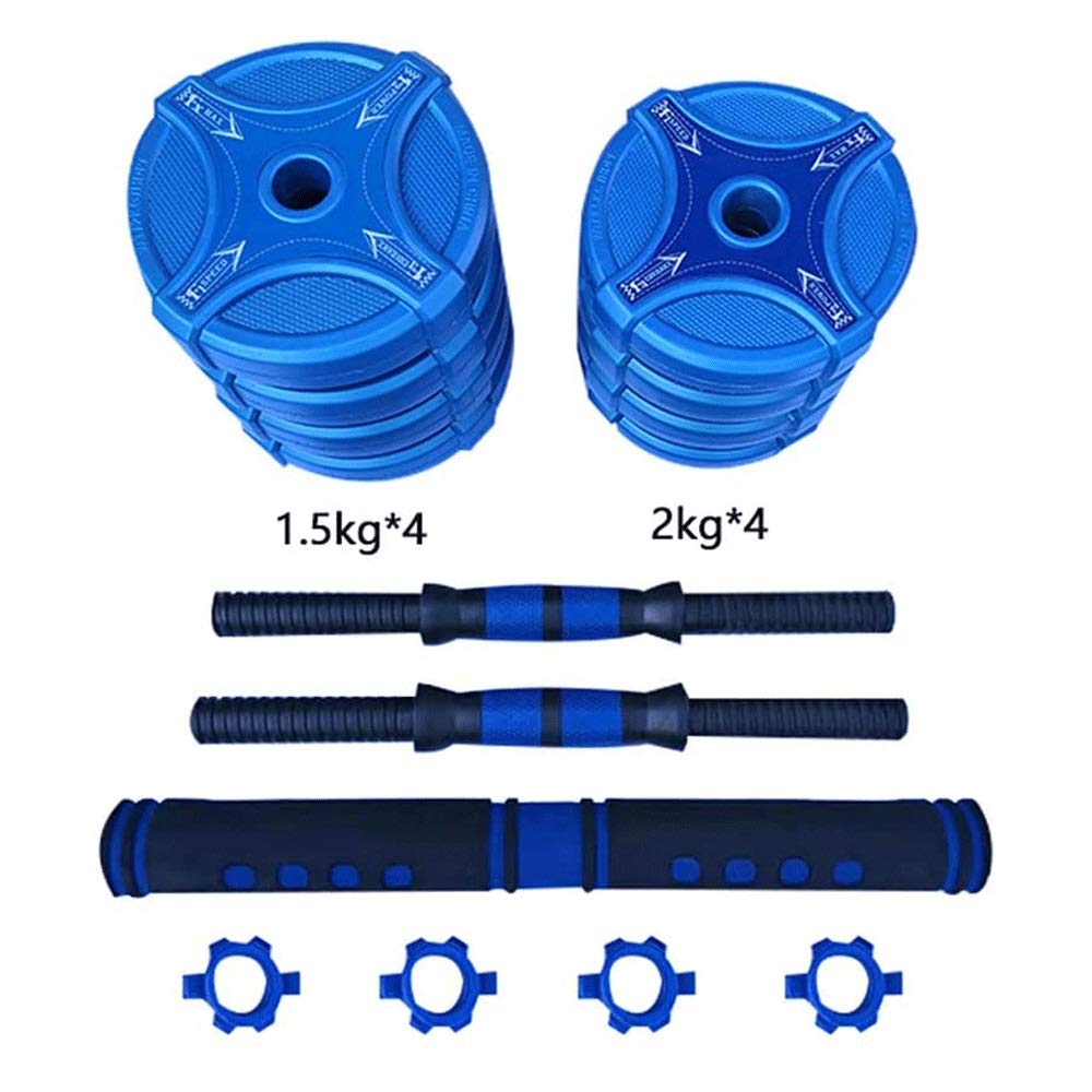 YMGSCC Barbell Set for Men and Women, with Connecting Rod, Can Be Used As Home Fitness Sports 10kg, 15KG, 20kg