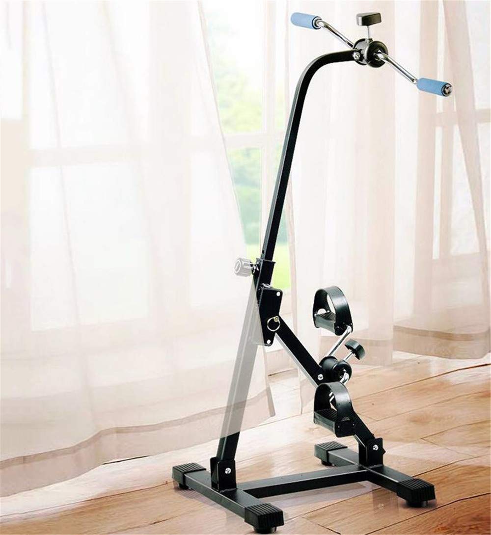 XBSLJ Mini Exercise Bike Portable Pedal Exerciser-Arm & Leg Exercise Peddler Machine-Fitness Equipment for Seniors and Elderly-Folding Exercise Bike Medical Peddler for Leg Arm and Knee Recovery