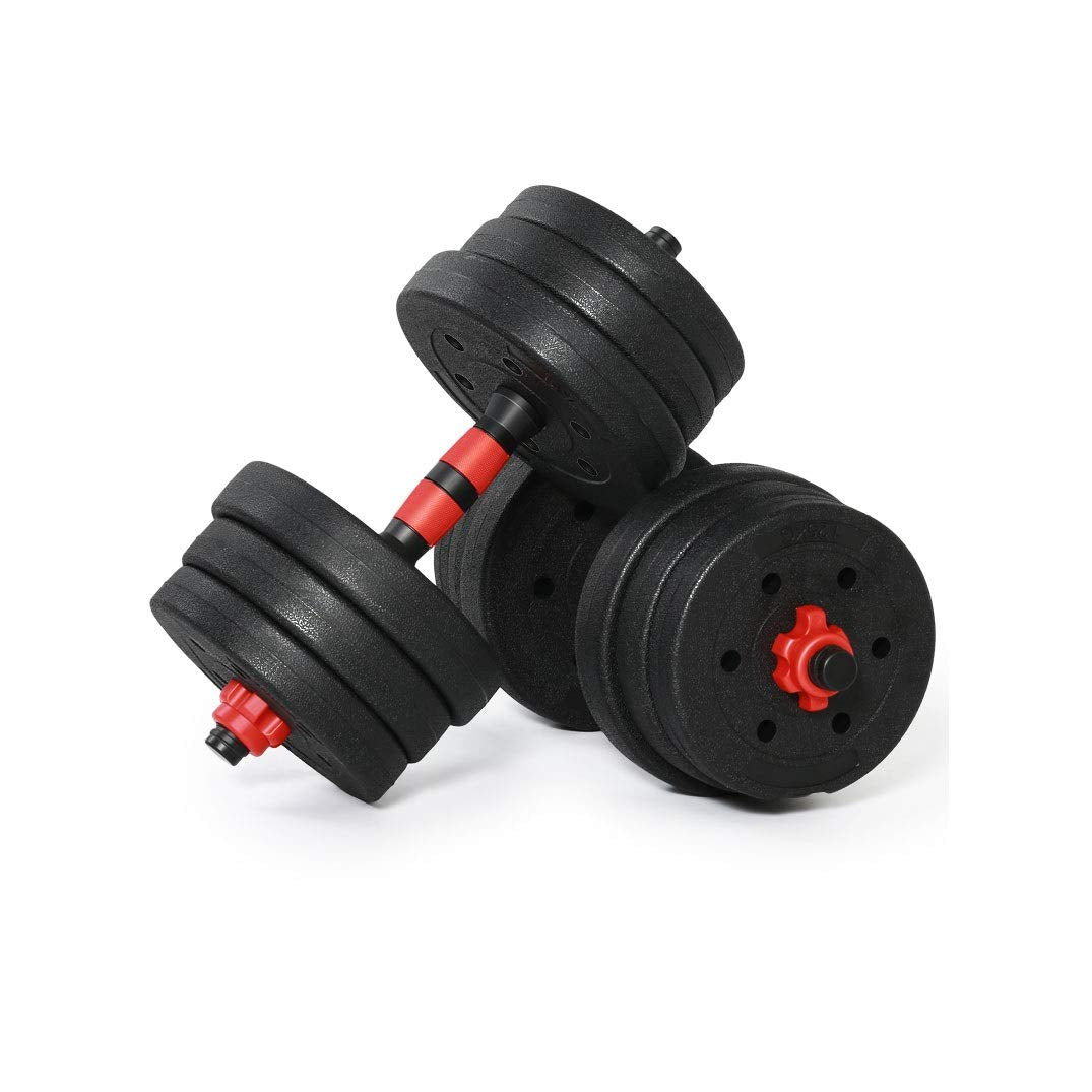 TEDILUVI 2pcs20kg Fitness Dumbbells Detachable Dumbbell Set Barbells Equipments Arm Muscle Trainer Household Exercise Supplies
