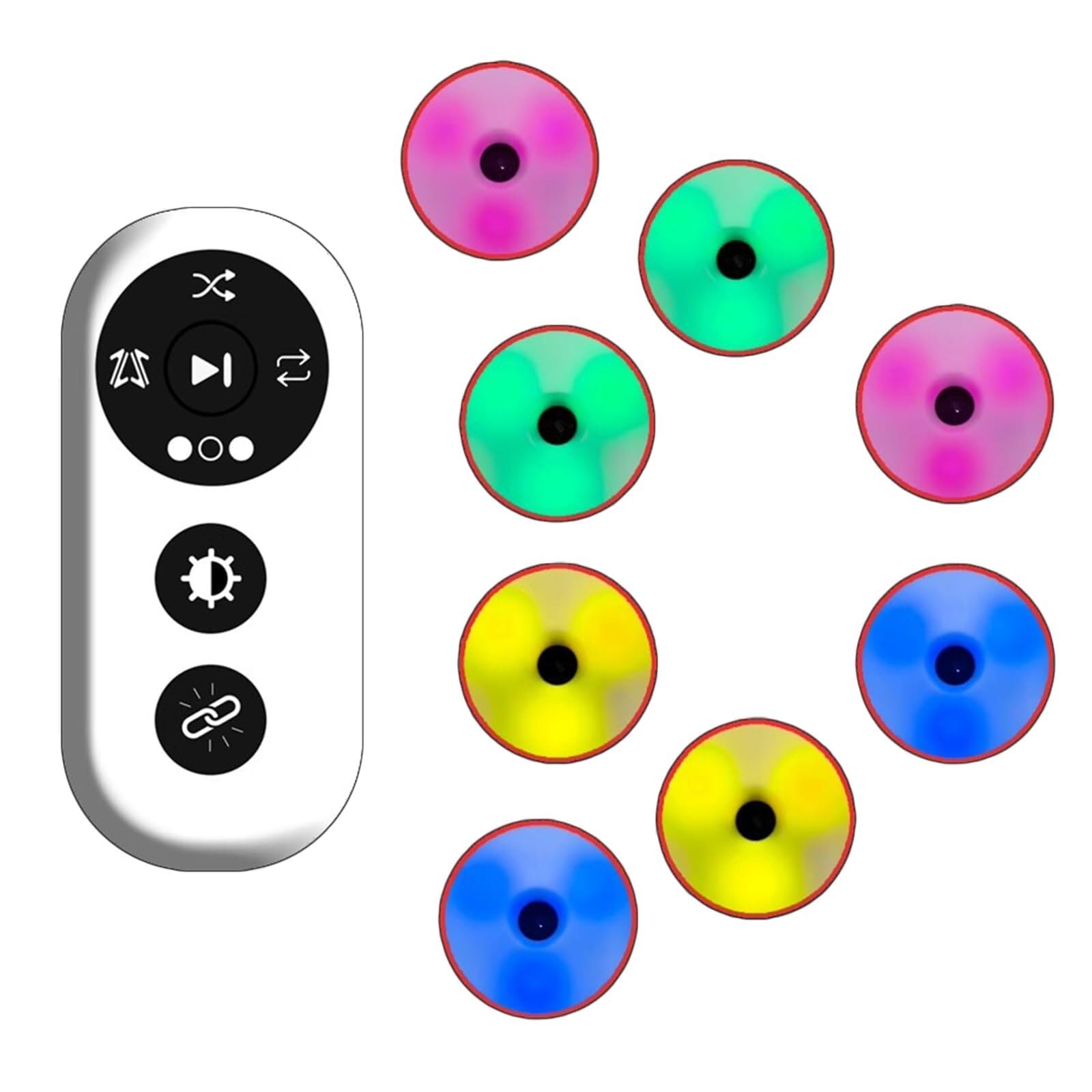 ZYUIOTHJK Remote-Control Agility Reaction Training Light Set