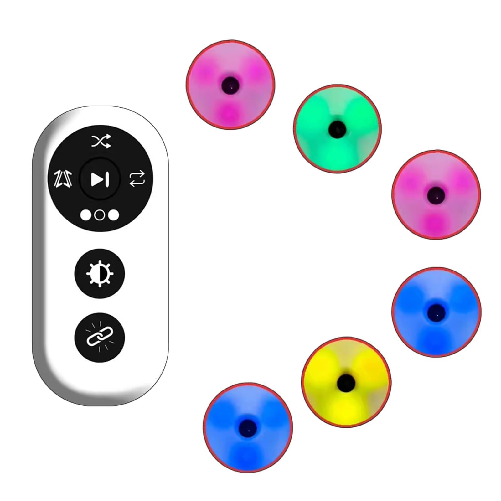 ZYUIOTHJK Remote-Control Agility Reaction Training Light Set