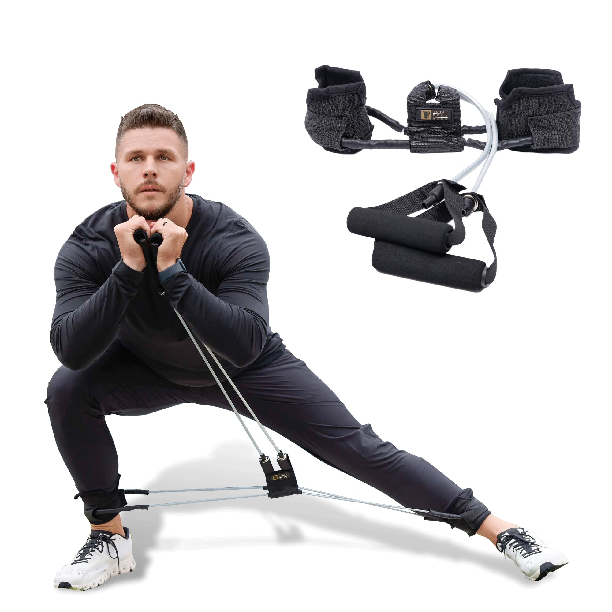Total Body Band, All-in-one Fitness Band, Full Body Exercise Band for Home Exercise or Training on-The-go