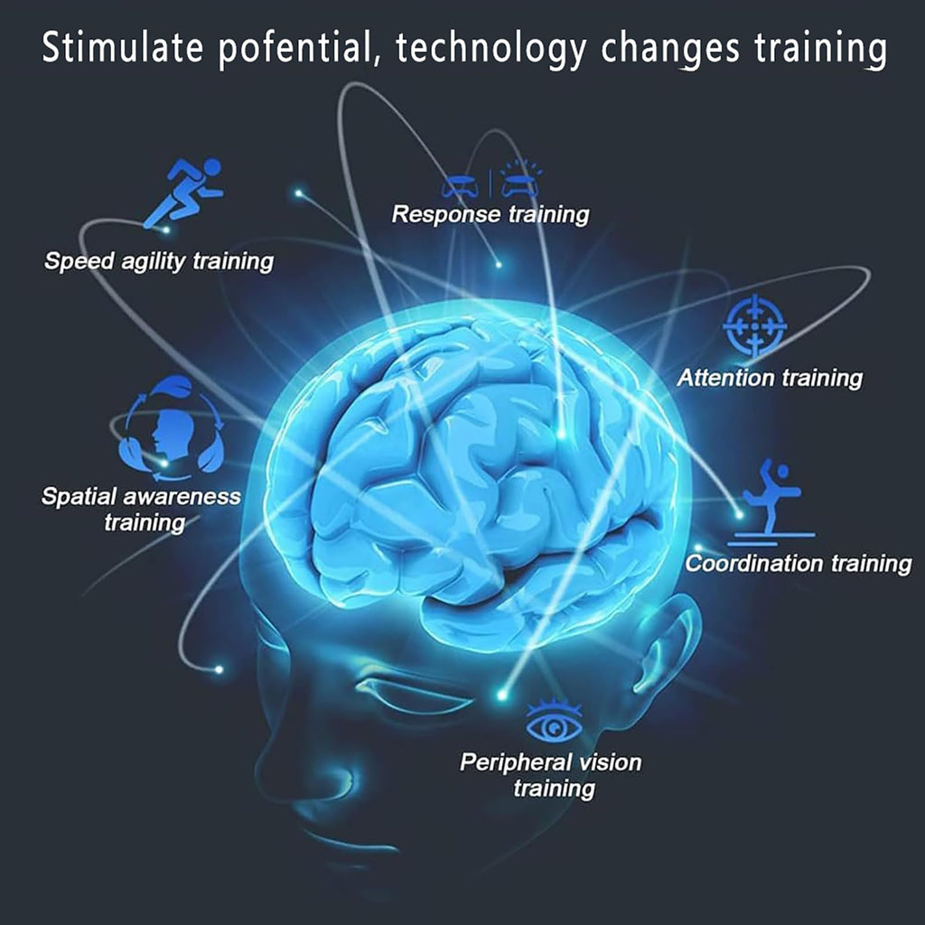 CHANGLKJ Reaction Training Light Kits, Agile Fitness Lights with APP Intelligent Control and Magnetic Bases, Multiple Training Modes and Installation Methods, for Training Reaction Speed, Agility
