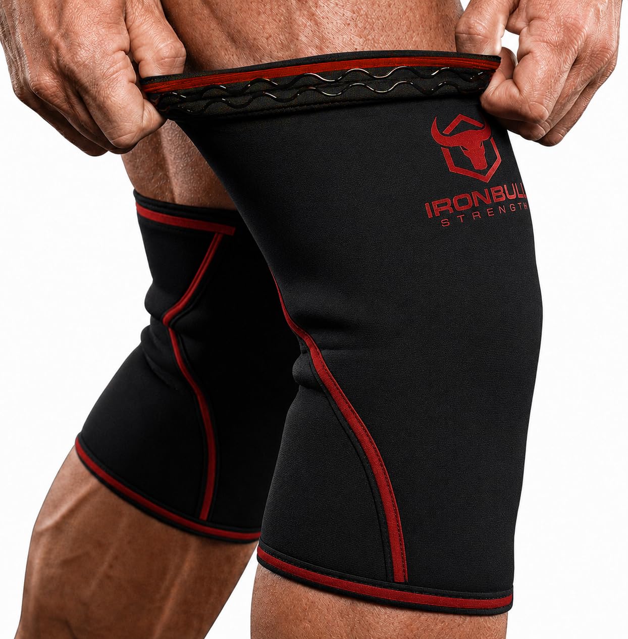 7mm Compression Knee Sleeves for Weightlifting and Squats