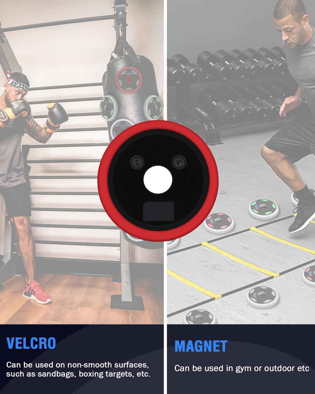 Madatop Speed Agility Training Lights, 6+1 Reaction Lights Sets for Football, Boxing, Fitness, Sports Training Equipment, for Coaches, Gyms and Individual Athlete Workouts