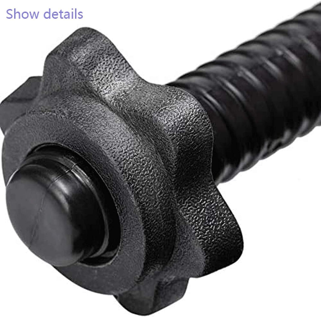 uncakil Dumbbell Collars 1 inch Dumbbell Hex Nut Barbell Collar Clamps Weight Clips for Dumbbells,Spinlock Collars for 1 Inch Standard Barbells Bars Sports Weight Lifting Fitness