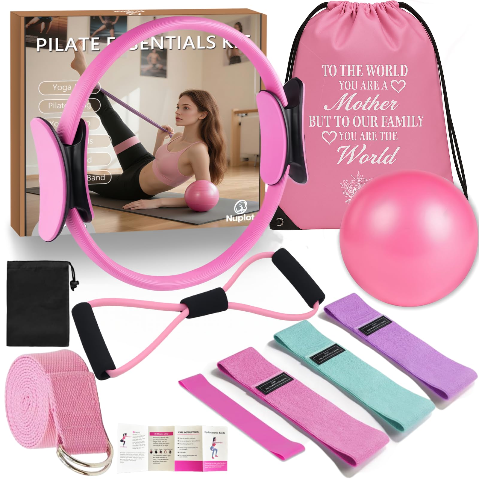 MQRW Portable Push-Up Board and Full-Body Workout Kit