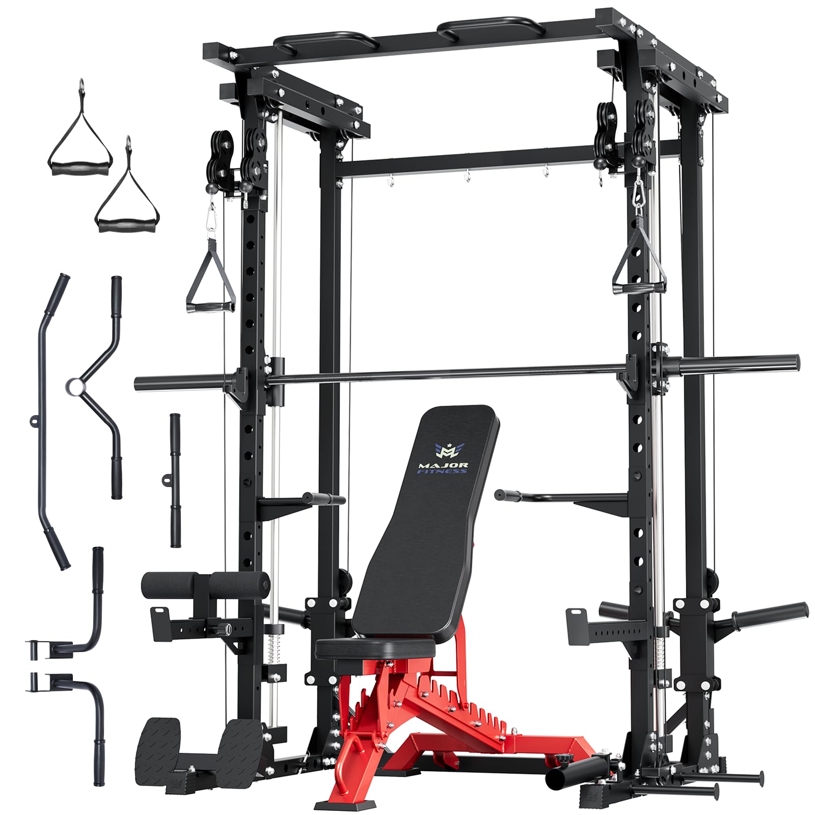 MAJOR FITNESS Drone3 All-in-One Smith Machine and Power Rack