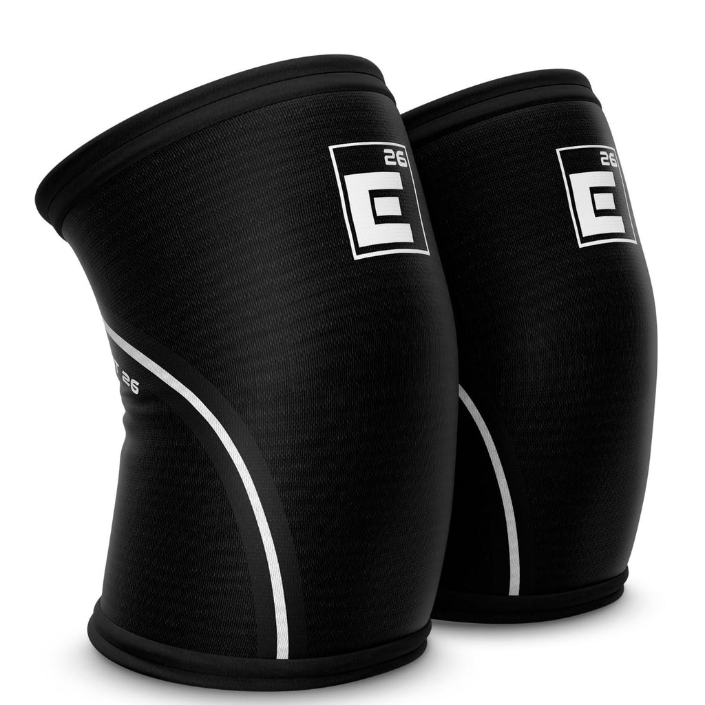 Element 26 Knee Sleeves for Weight Lifting with Gym Bag