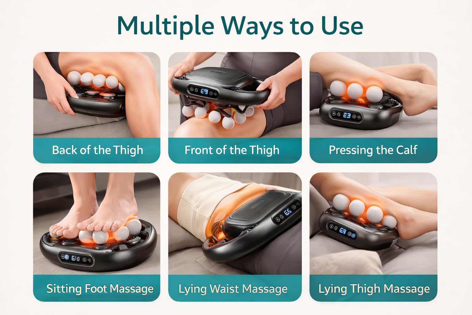 ALADEPT 22-Head Deep Tissue Massage Gun for Muscle Recovery – Percussion Massager with Multiple Speeds, Quiet Motor, Portable Handheld Body Massager for Back, Neck, Shoulder, Leg & Foot