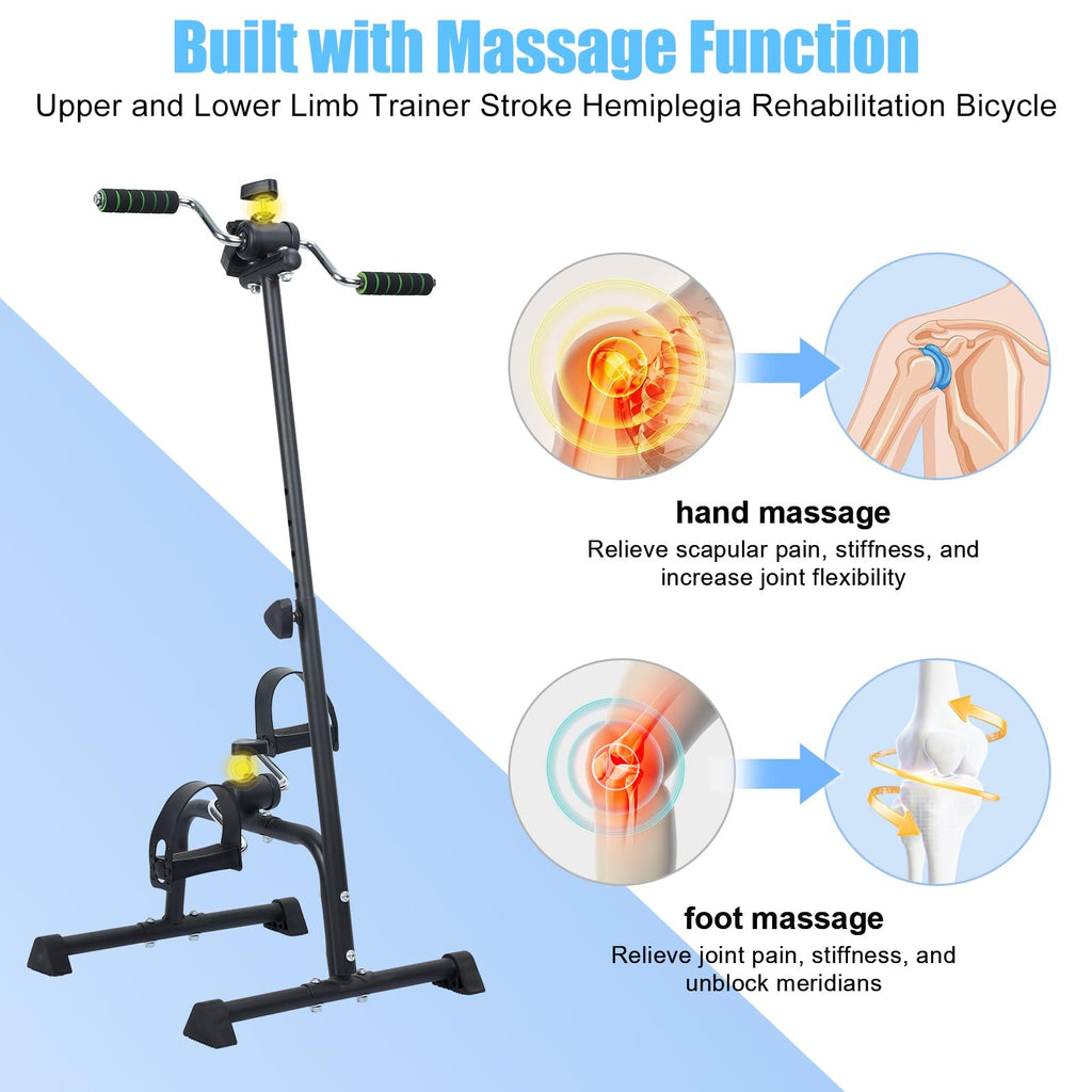 Total Body Pedal Exerciser with Monitor for Seniors