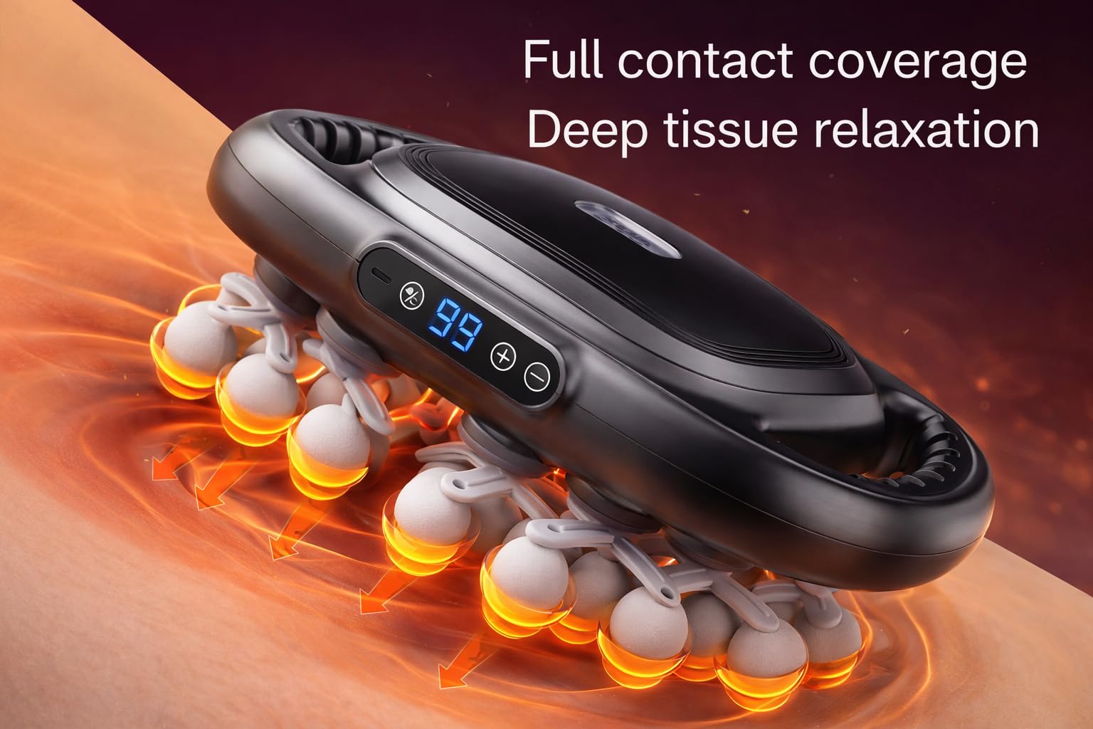 ALADEPT 22-Head Deep Tissue Massage Gun for Muscle Recovery – Percussion Massager with Multiple Speeds, Quiet Motor, Portable Handheld Body Massager for Back, Neck, Shoulder, Leg & Foot