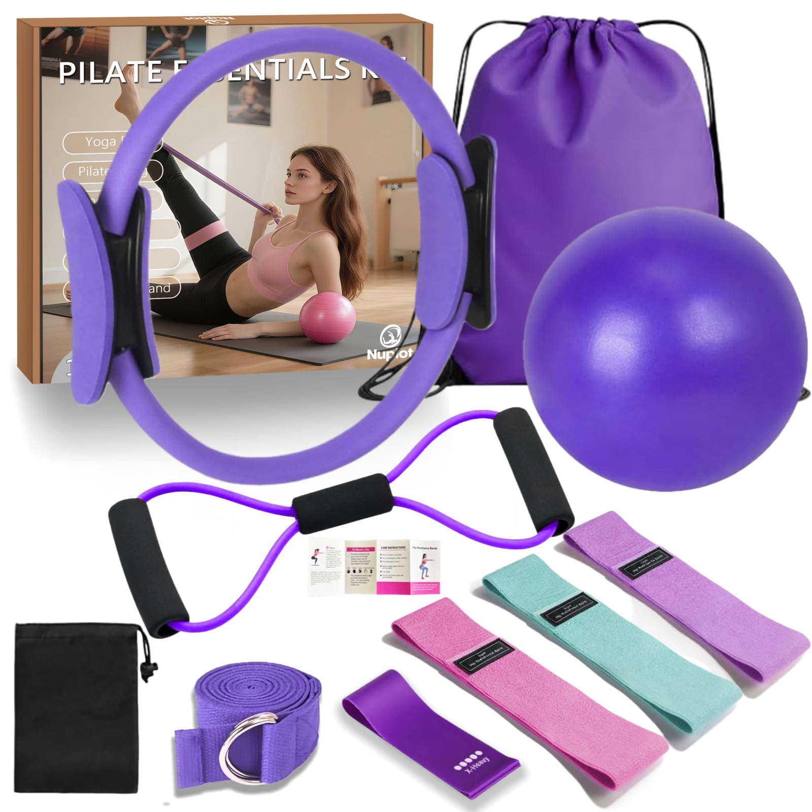 MQRW Portable Push-Up Board and Full-Body Workout Kit