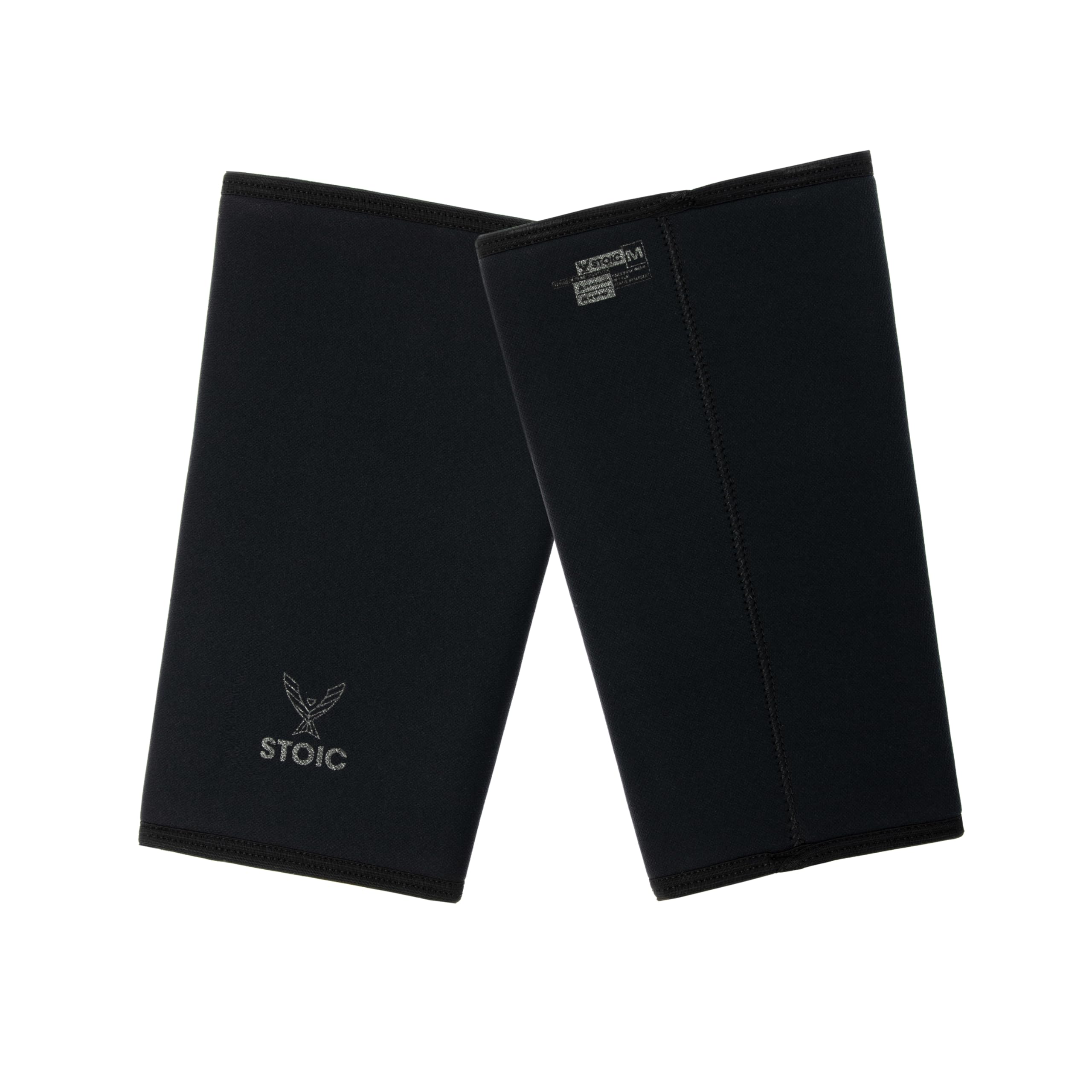 Stoic 7mm Neoprene Knee Sleeves for Weightlifting, 2-Pack